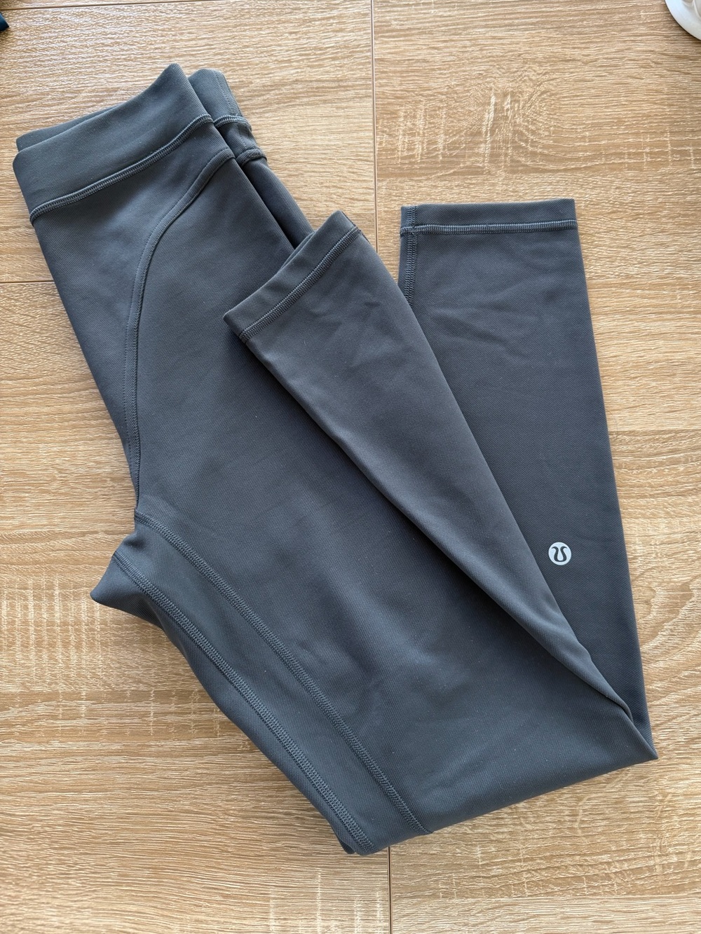 Lululemon Black/Charcoal Active Leggings